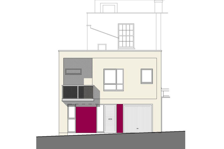 New backlands house, Cotham, Bristol (site sold after planning approval obtained)